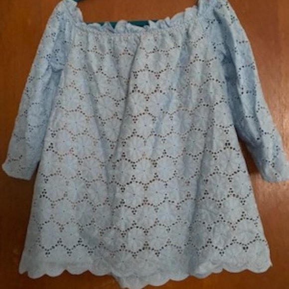 City Chic Plus Size Off Shoulder Fully Lined Blouse NWT - Picture 1 of 6